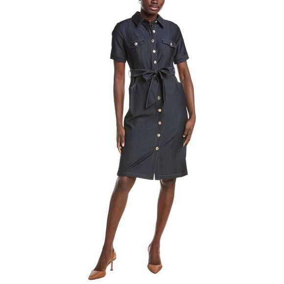 Nanette Nanette Lepore Dresses & Skirts - Nanette Nanette Lepore Womens Midi Shirtdress